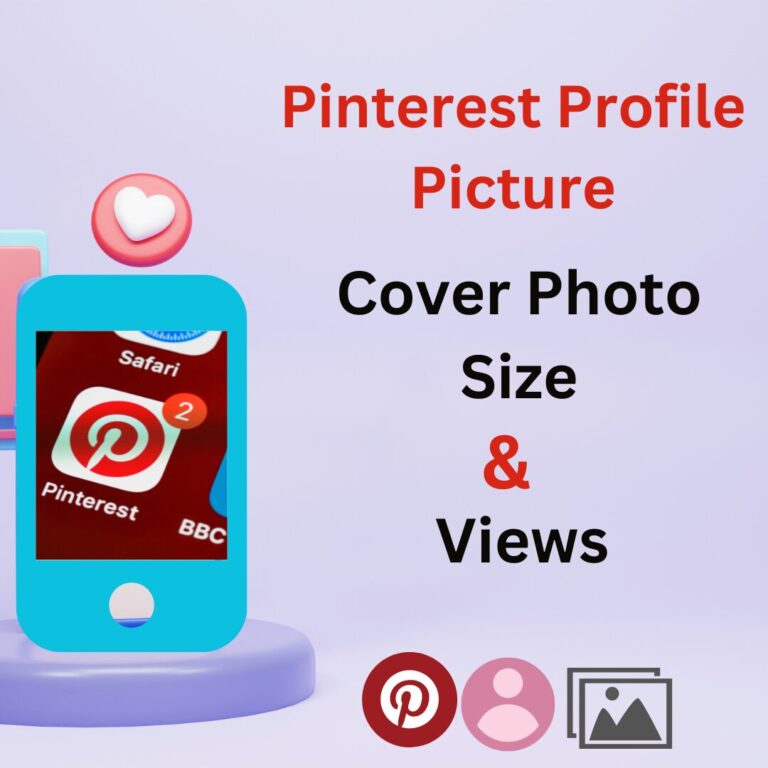 Pinterest Profile Picture,Cover Photo Size